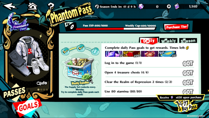 Complete Daily Pass Missions