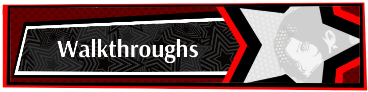 Persona 5 X Walkthroughs Partial Banner