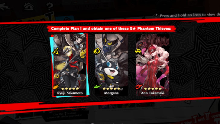 Persona 5 The Phantom X - 5-Star Selector