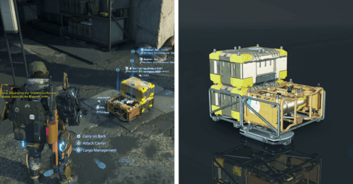 Death Stranding 2 Floating Carrier