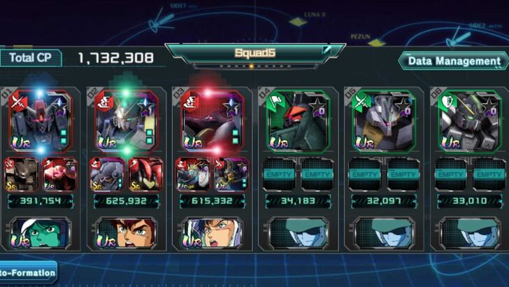 Gundam UC Engage - Skill Rate Level Border Color