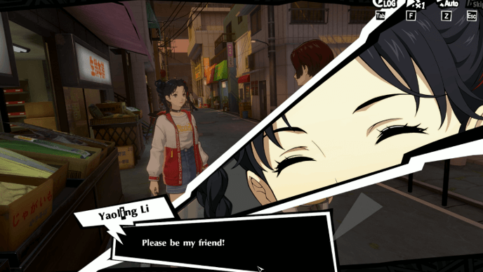 Persona 5 Phantom X - Foreign Exchange Mission Guide - Be Friends With Yaoling Li