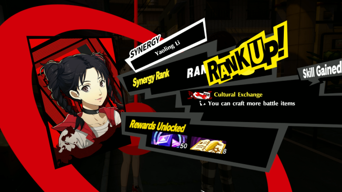 Persona 5 Phantom X - Foreign Exchange Mission Guide - Yaoling Li Synergy Rank Up