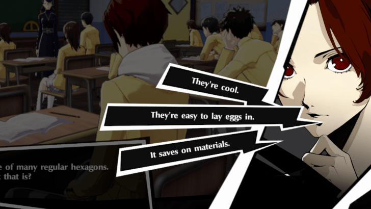 Persona 5 The Phantom X - Classroom Question