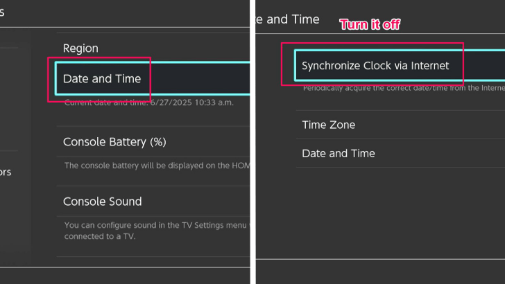 Sync Clock With Internet