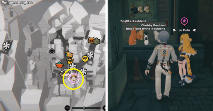 Follow Fufu to Meet the cat ruler in Failume Heights