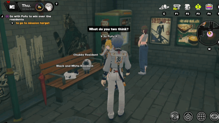 Go with Ju Fufu to win over the residents