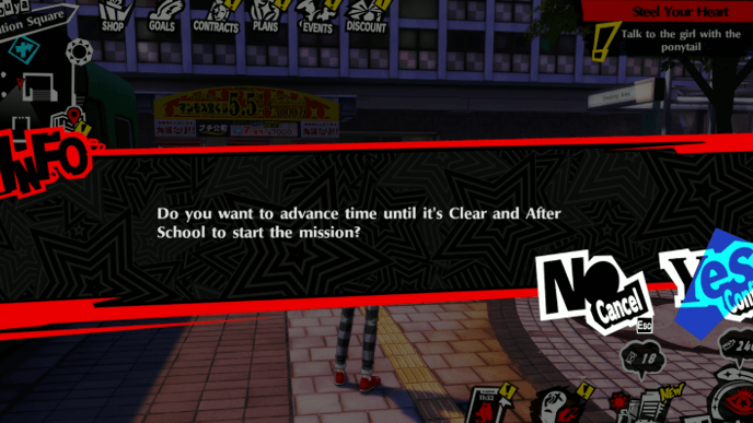 Persona 5 Phantom X - Steel Your Heart Mission Guide - Head to Zoshigaya After School