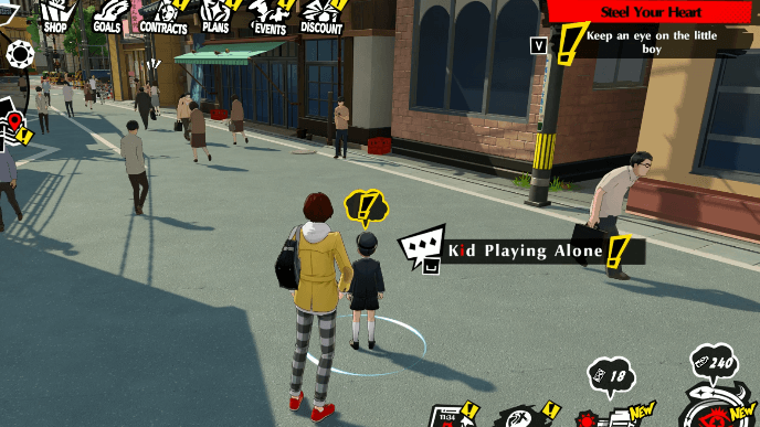 Persona 5 Phantom X - Steel Your Heart Mission Guide - Keep An Eye On The Little Boy