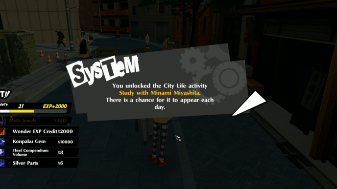 Persona 5 Phantom X - Steel Your Heart Mission Guide - City Life Activity With Minami Miyashita