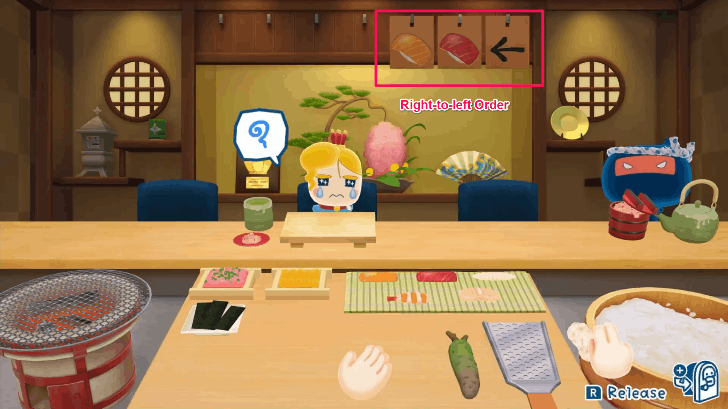 Sushi Guide Follow Orders