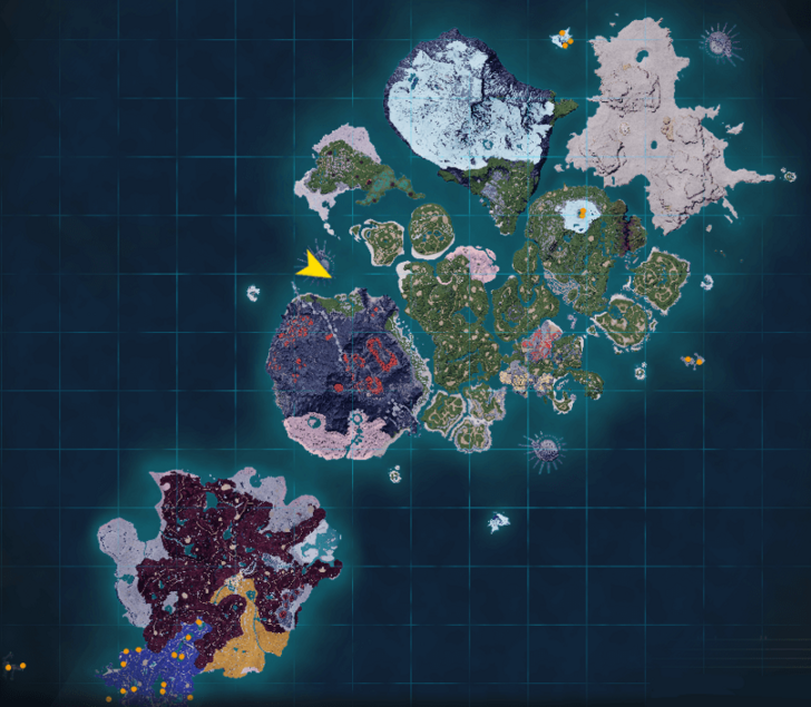 Palworld - Azurobe Cryst Daytime Habitat