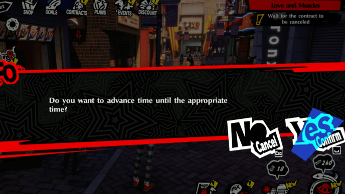 Persona 5 Phantom X - Hear the Cry of Muscles Mission Guide - Wait For The Contract To Be Canceled