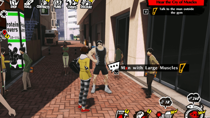 Persona 5 Phantom X - Hear the Cry of Muscles Mission Guide - Head to The Gym in Shibuya