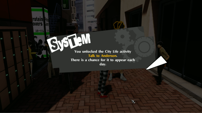 Persona 5 Phantom X - Hear the Cry of Muscles Mission Guide - City Life Activity With Anderson