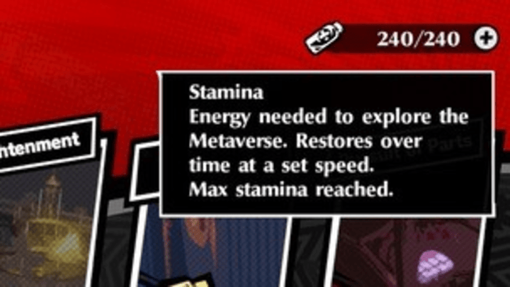 Persona 5 Phantom X - Stamina