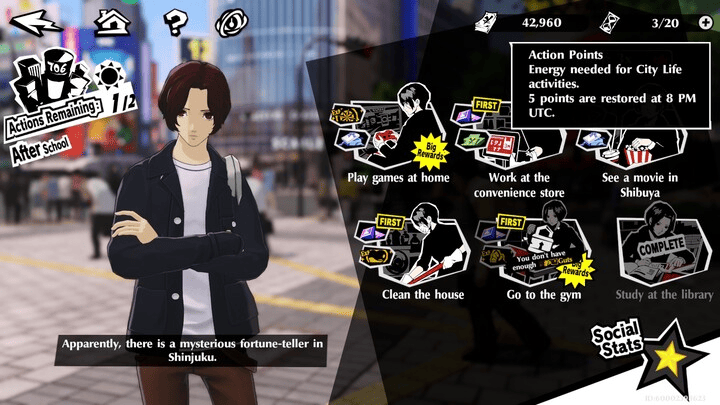 Persona 5 Phantom X - City Life