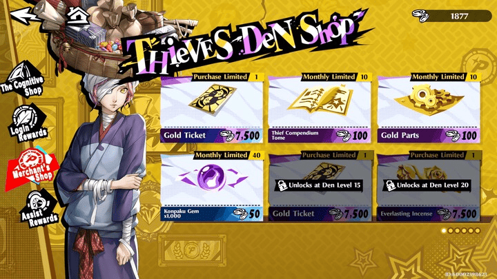 Persona 5 Phantom X - P Medal Exchange