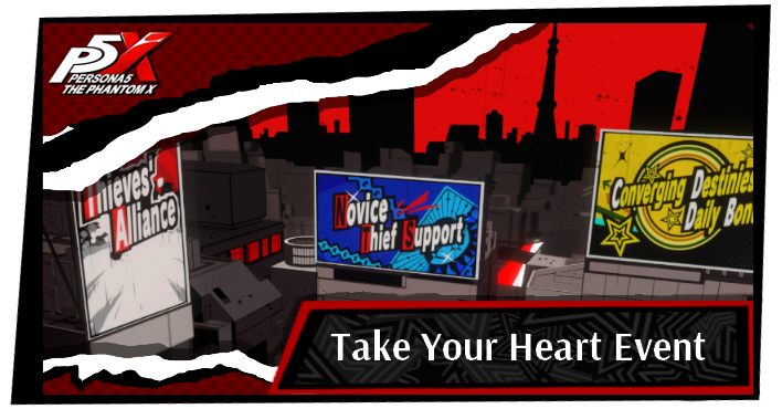 Persona 5 X Take Your Heart Event
