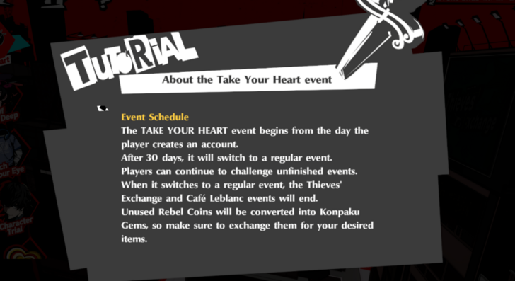 Take Your Heart Schedule