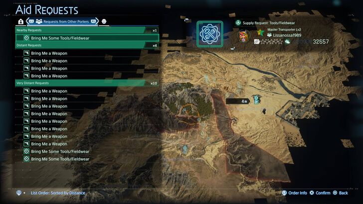 Players Aid Requests