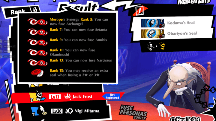 persona 5 Phantom X - Unlocking Persona