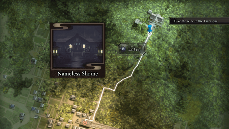 Nameless Shrine Location