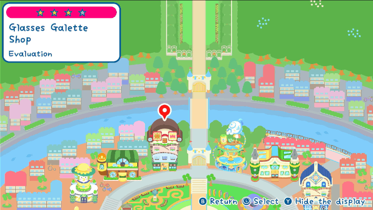 Glasses Galette Shop Map