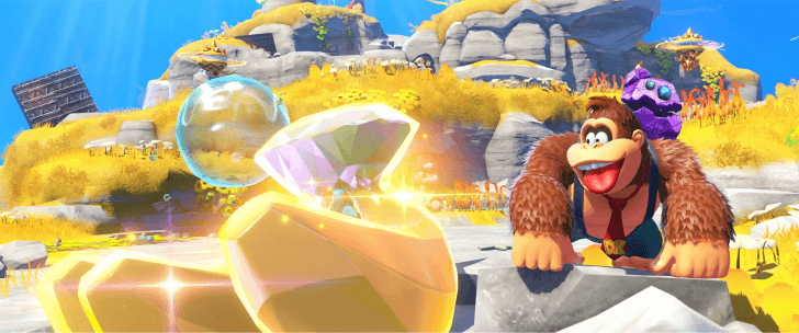 Donkey Kong Loves Banandium Gems