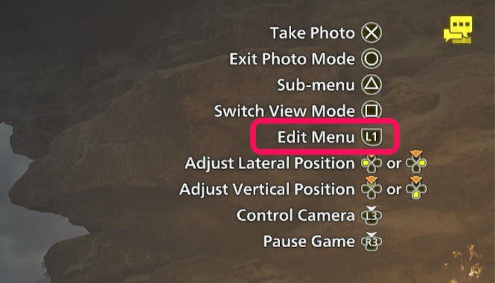 Edit Menu