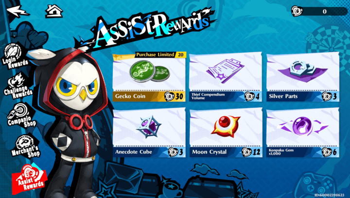 Persona 5 Phantom X - Earn assist Rewards