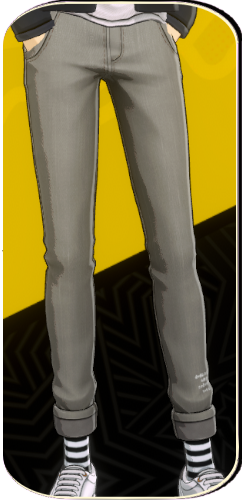 P5X - Gray Denim Pants