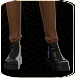 P5X - Black Buckle Boots