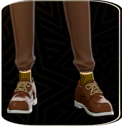 P5X - Orange Designer Shoes