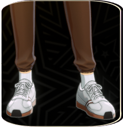 P5X - White & Brown Sneakers