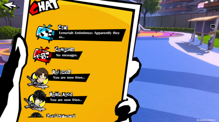Persona 5 Phantom X - Private Chat Room