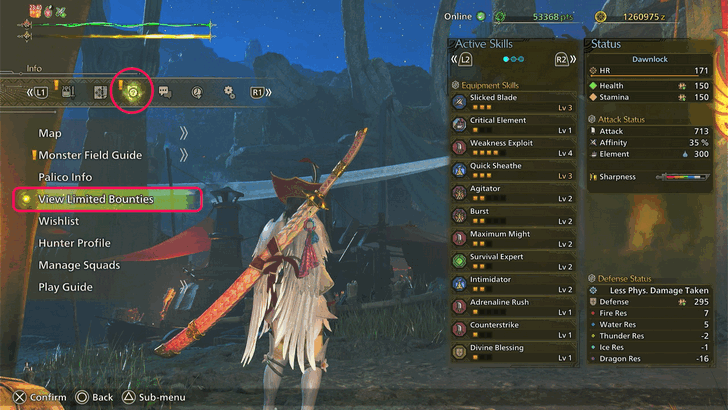 View Limited Bounties