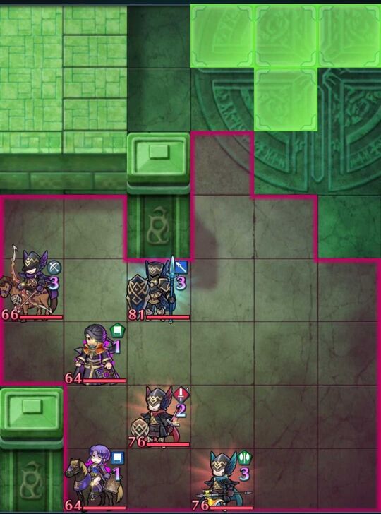 Fire Emblem Heroes - Nergal and Ursula Infernal Map
