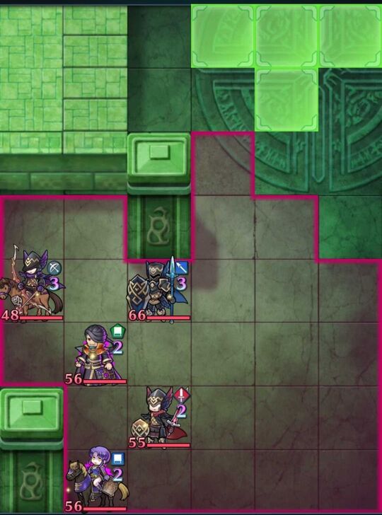 Fire Emblem Heroes - Nergal and Ursula Lunatic Map