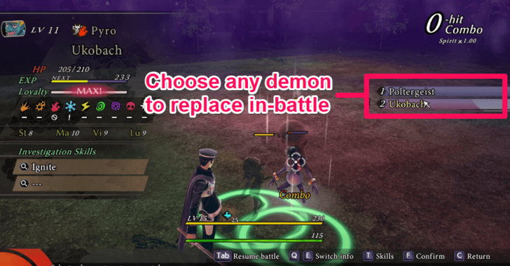 How to Switch Demons In Battle