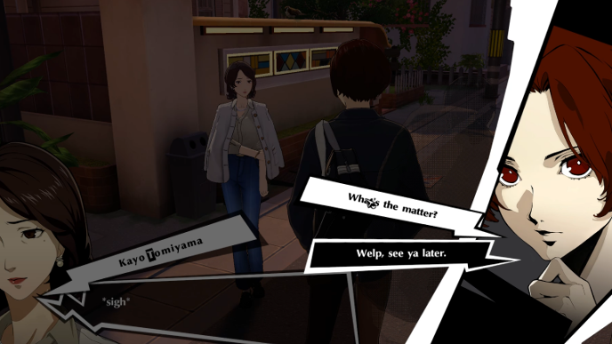 Persona 5 Phantom X - Generations Apart Mission Guide - Talk to Kayo Tomiyama