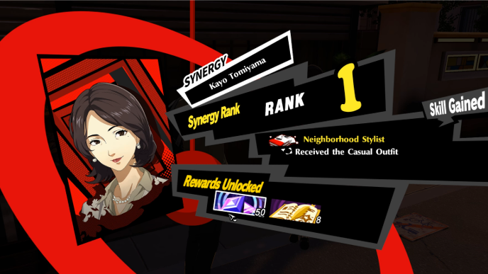 Persona 5 Phantom X - Generations Apart Mission Guide - Kayo Tomiyama Synergy Rank Up