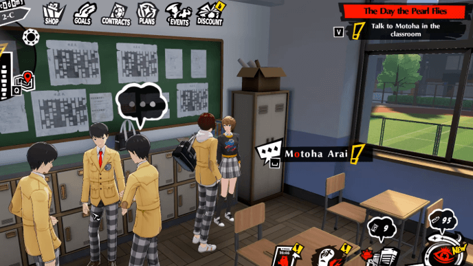 Persona 5 Phantom X - The Day The Pearl Flies Mission Guide - Talk to Motoha Arai