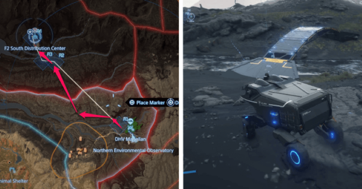 Death Stranding 2 F2 South Distribution Center Direction