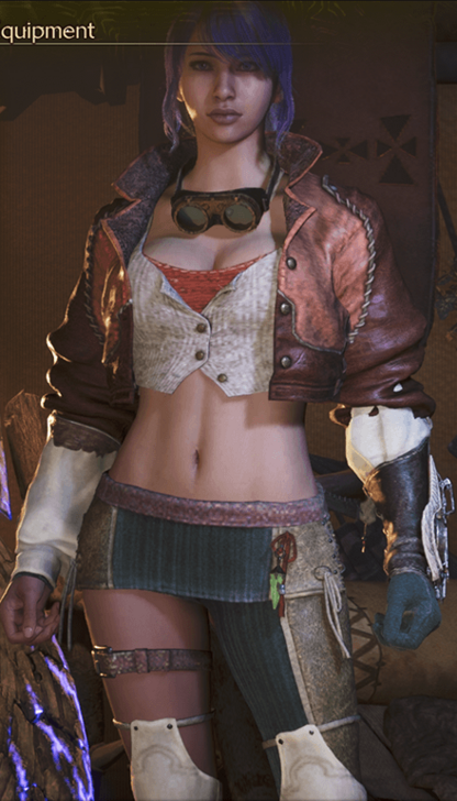 Monster Hunter Wilds - Hawkheart Jacket α Type 2 Female Set