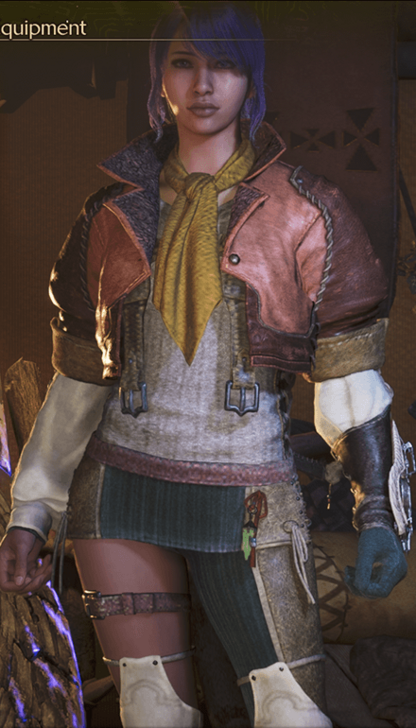 Monster Hunter Wilds - Hawkheart Jacket α Type 1 Male Set