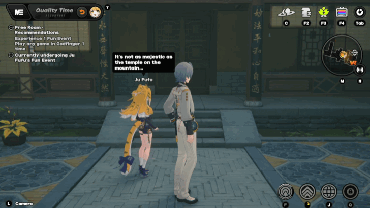 Ju Fufu Fun Event Inside Suibian Temple