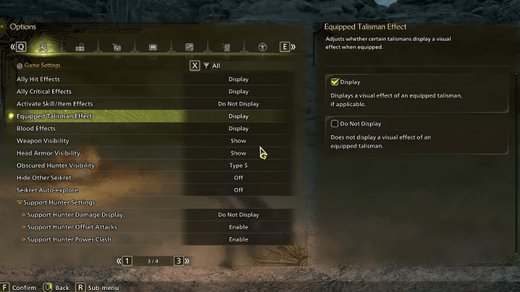 Turning Off Buff Glow