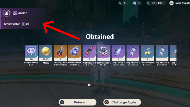 Genshin - Accumulate Dire Prestige