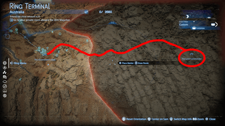 How to Get to The Lone Commander